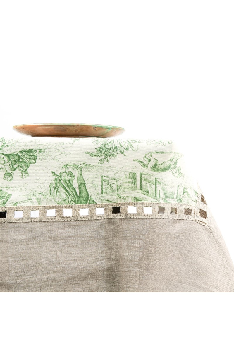 Nappe Riviera en coton enduit 