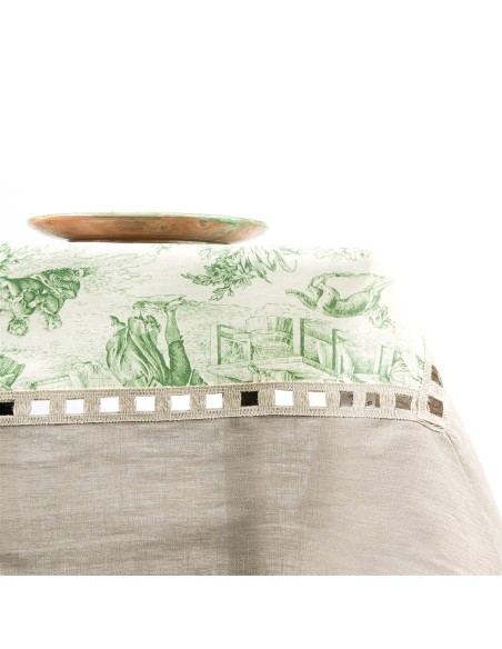 Nappe Riviera en coton enduit 