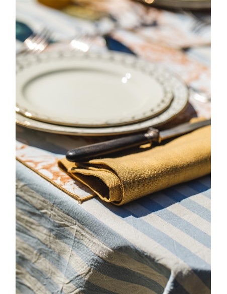 Nappe Riviera en coton enduit