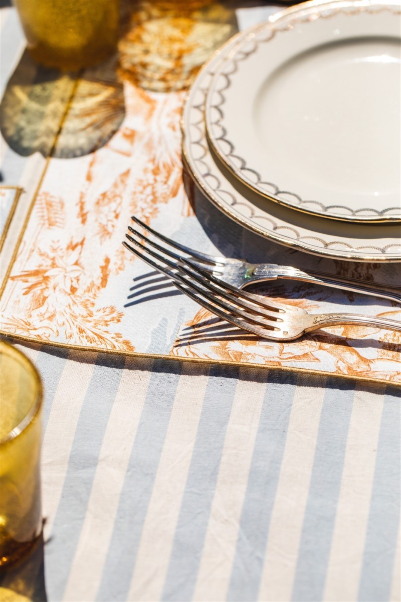 Nappe Riviera en coton enduit