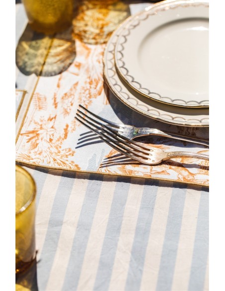 Nappe Riviera en coton enduit