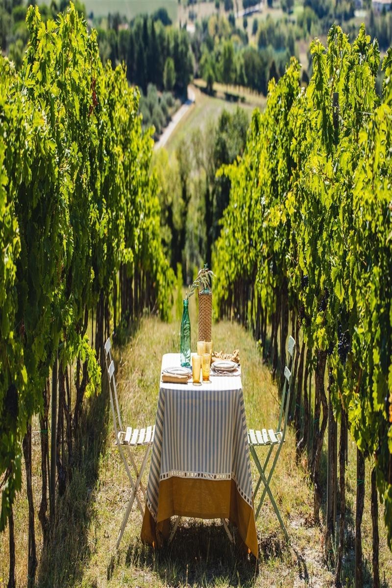 Riviera Tablecloth in Stain Resistant Cotton