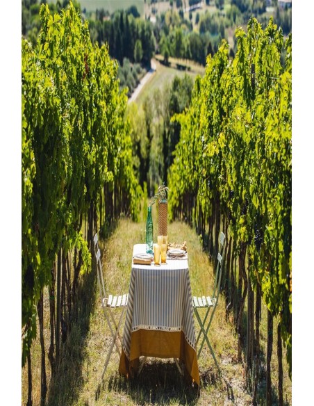 Nappe Riviera en coton enduit