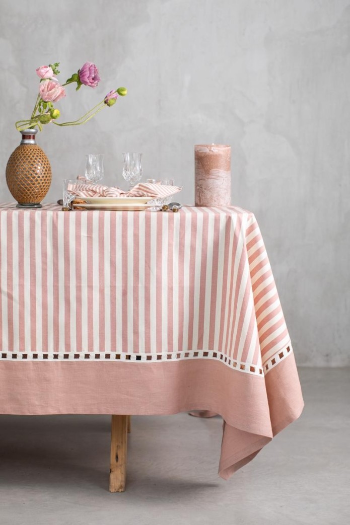Riviera Tablecloth in Stain Resistant Cotton