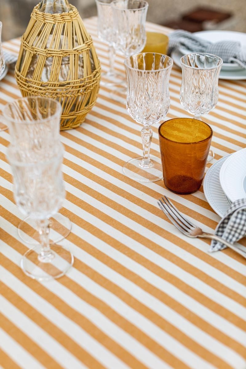 Nappe Riviera en coton enduit
