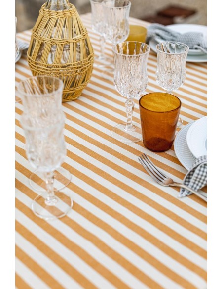 Nappe Riviera en coton enduit