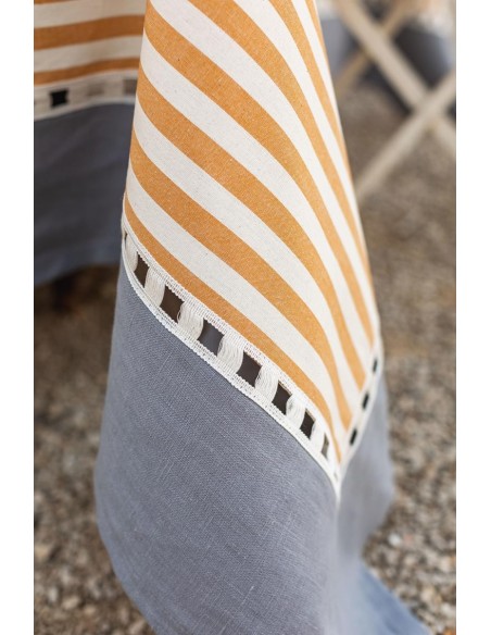 Riviera Tablecloth in Stain Resistant Cotton