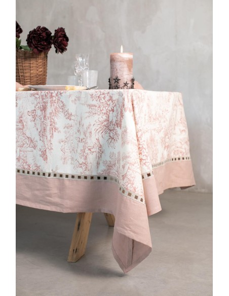 Nappe Riviera en coton enduit
