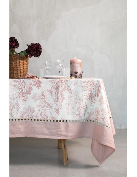 Nappe Riviera en coton enduit