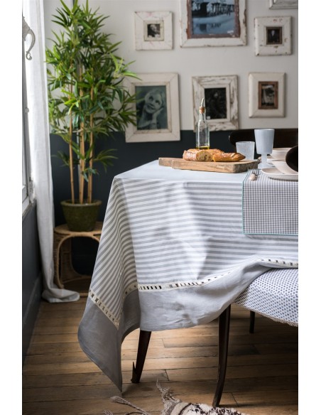 Nappe Riviera en coton enduit