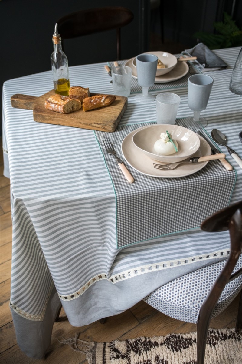 Nappe Riviera en coton enduit