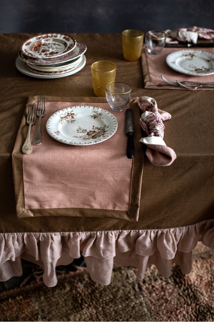 Nappe en lin enduit Gitane 2