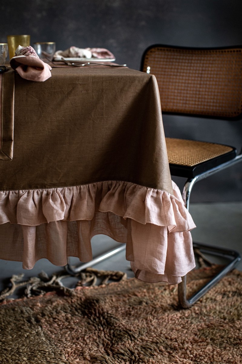 Gitane Tablecloth in Stain Resistant Linen