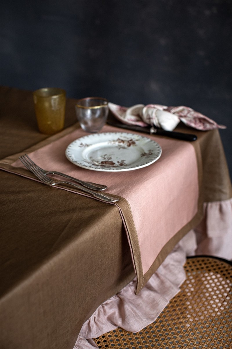 Gitane Tablecloth in Stain Resistant Linen