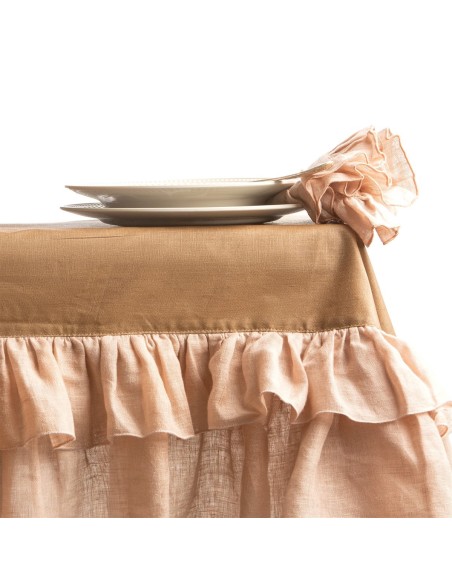 Nappe en lin enduit Gitane