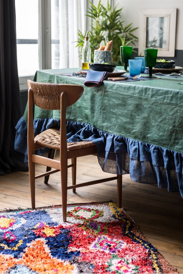 Nappe en lin enduit Gitane 2