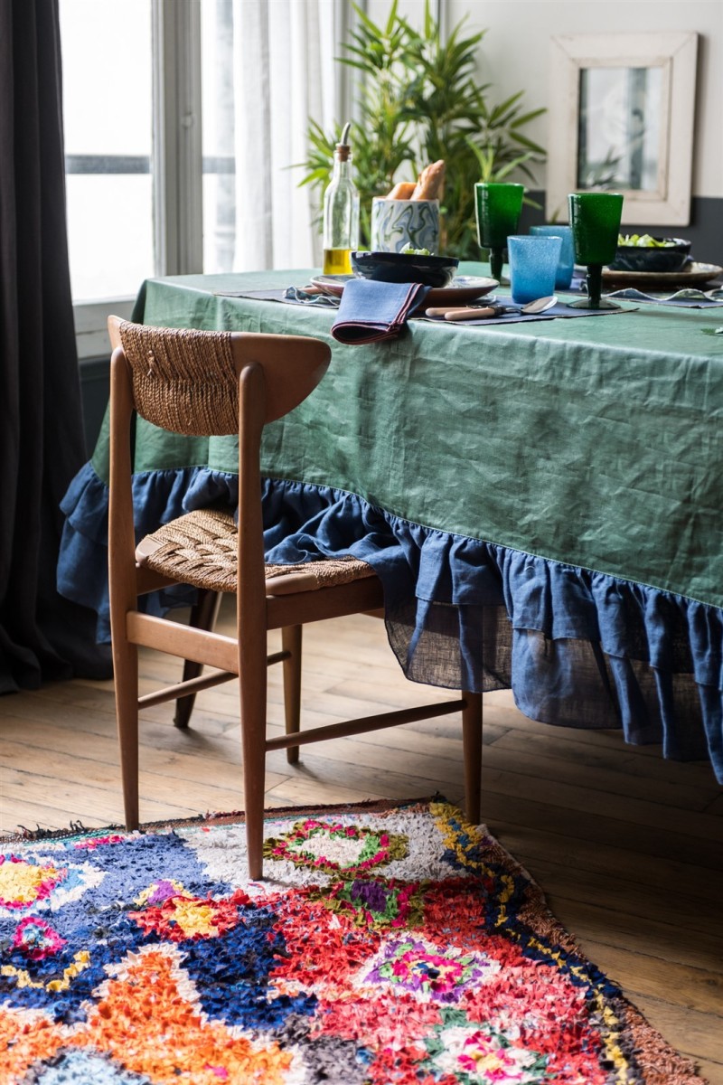 Gitane Tablecloth in Stain Resistant Linen