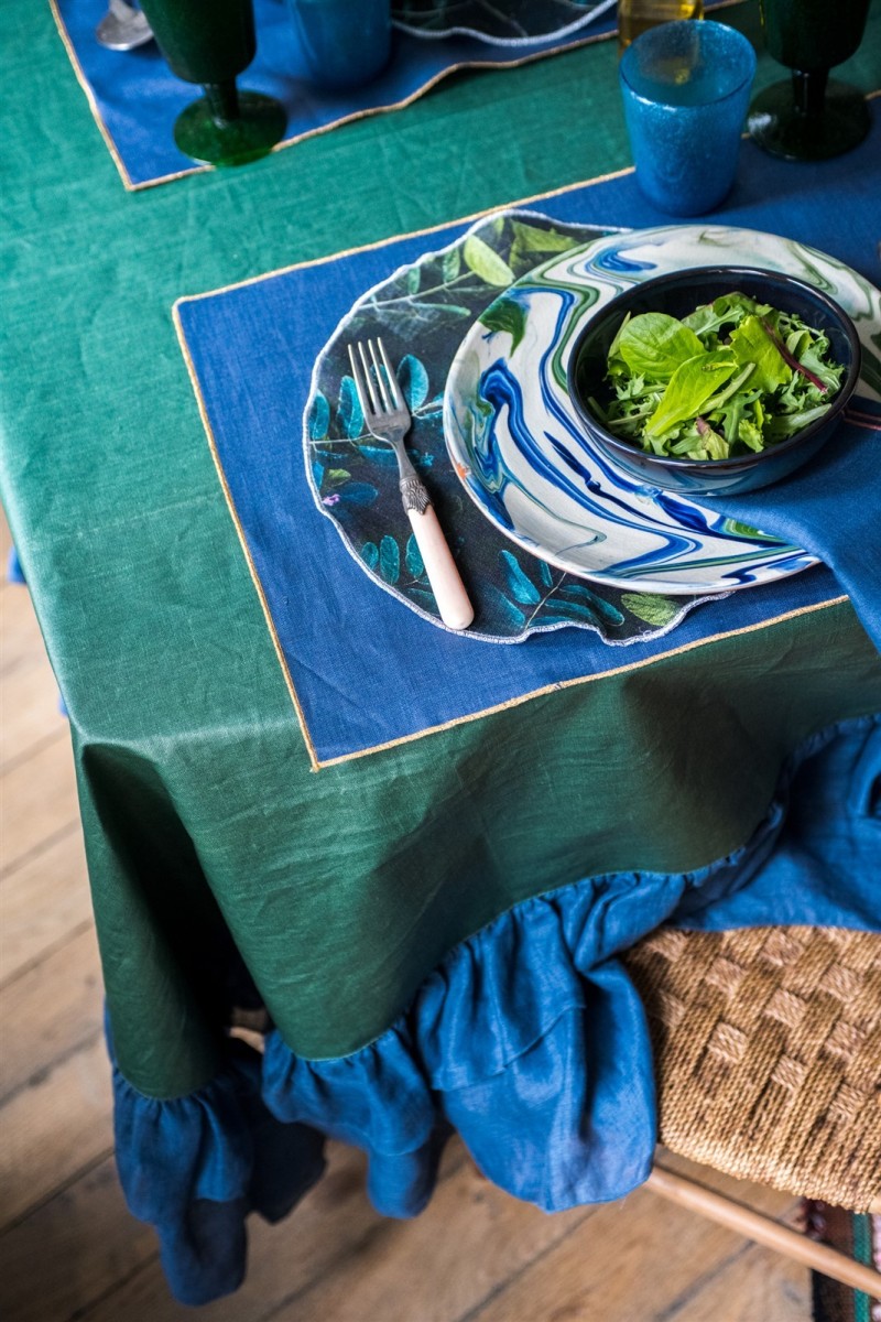 Gitane Tablecloth in Stain Resistant Linen