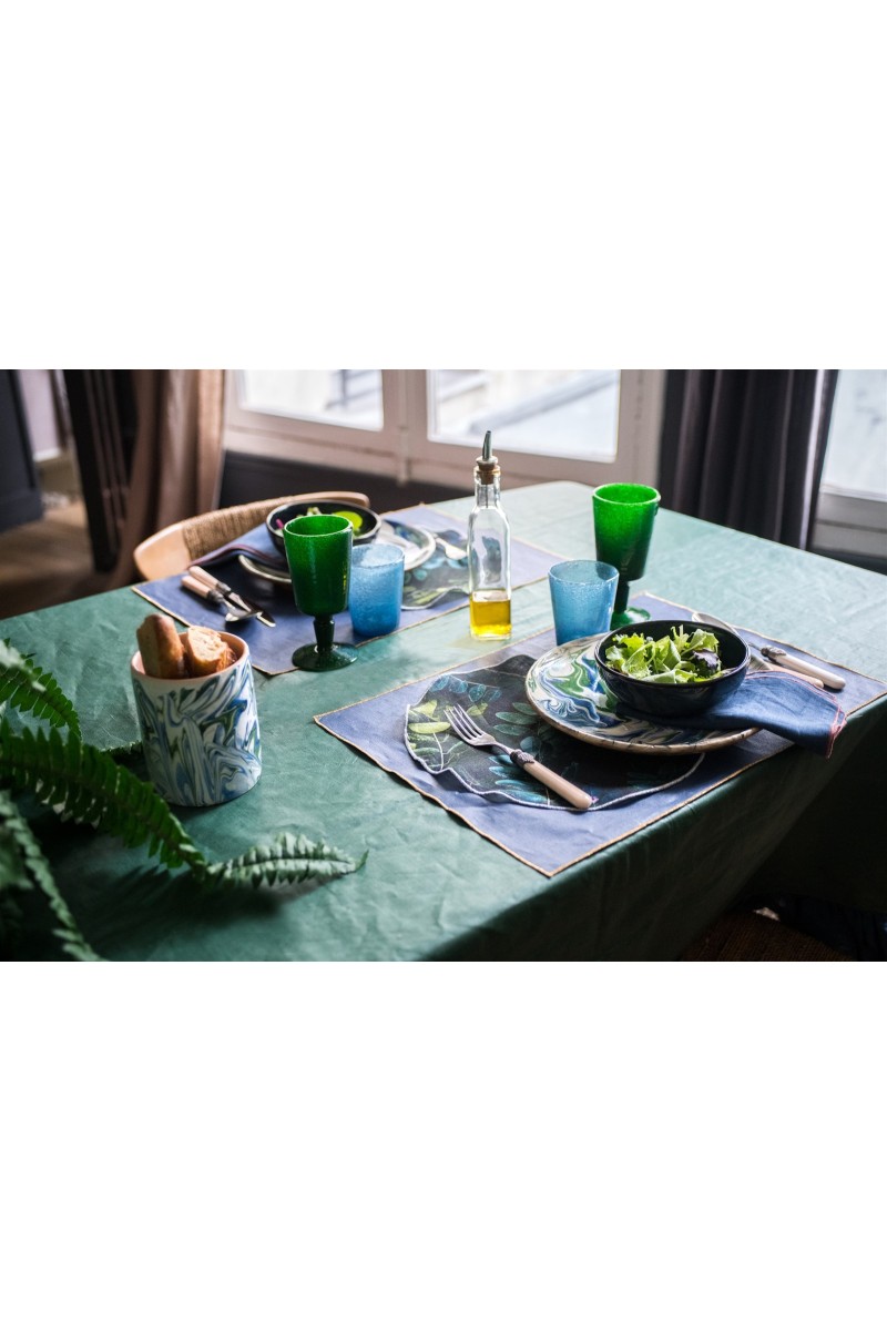 Nappe en lin enduit Gitane