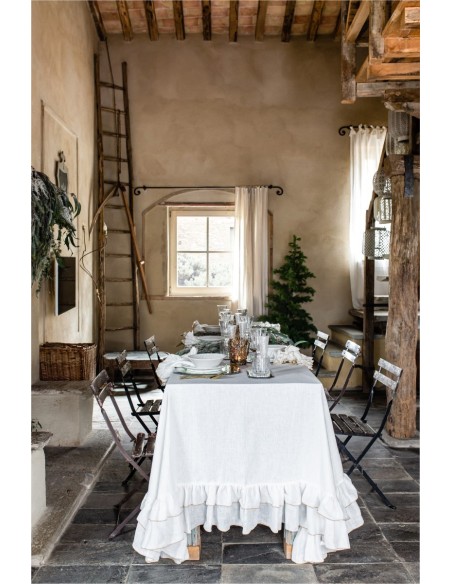 Nappe Gitane en lin lurex résistant aux taches