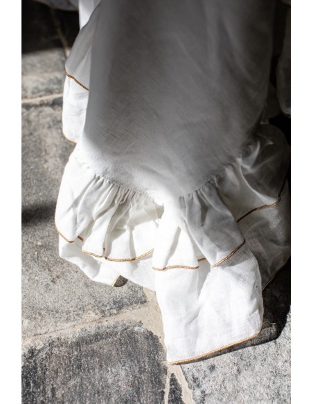 Nappe Gitane en lin lurex résistant aux taches