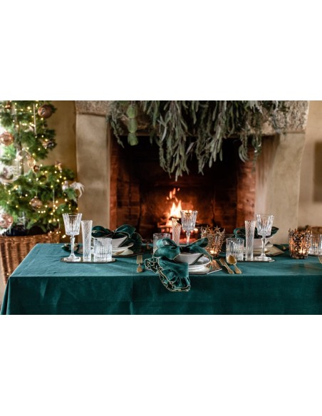 Gitane Tablecloth in Stain Resistant Lurex Linen