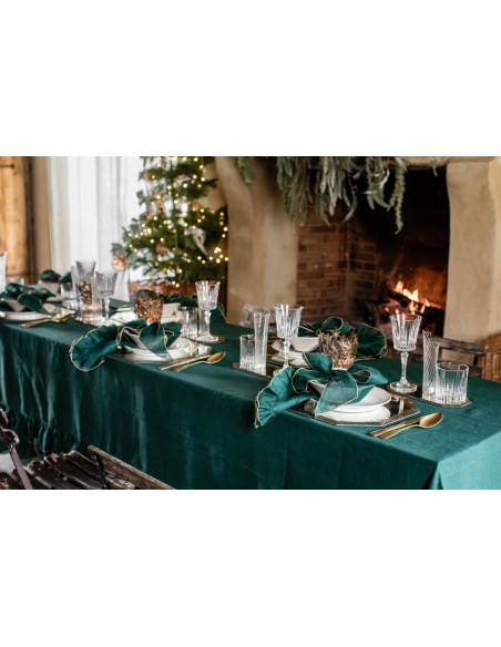 Gitane Tablecloth in Stain Resistant Lurex Linen