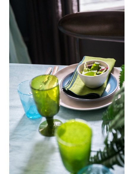 Stain Resistant Linen Sfogliatella Tablecloth