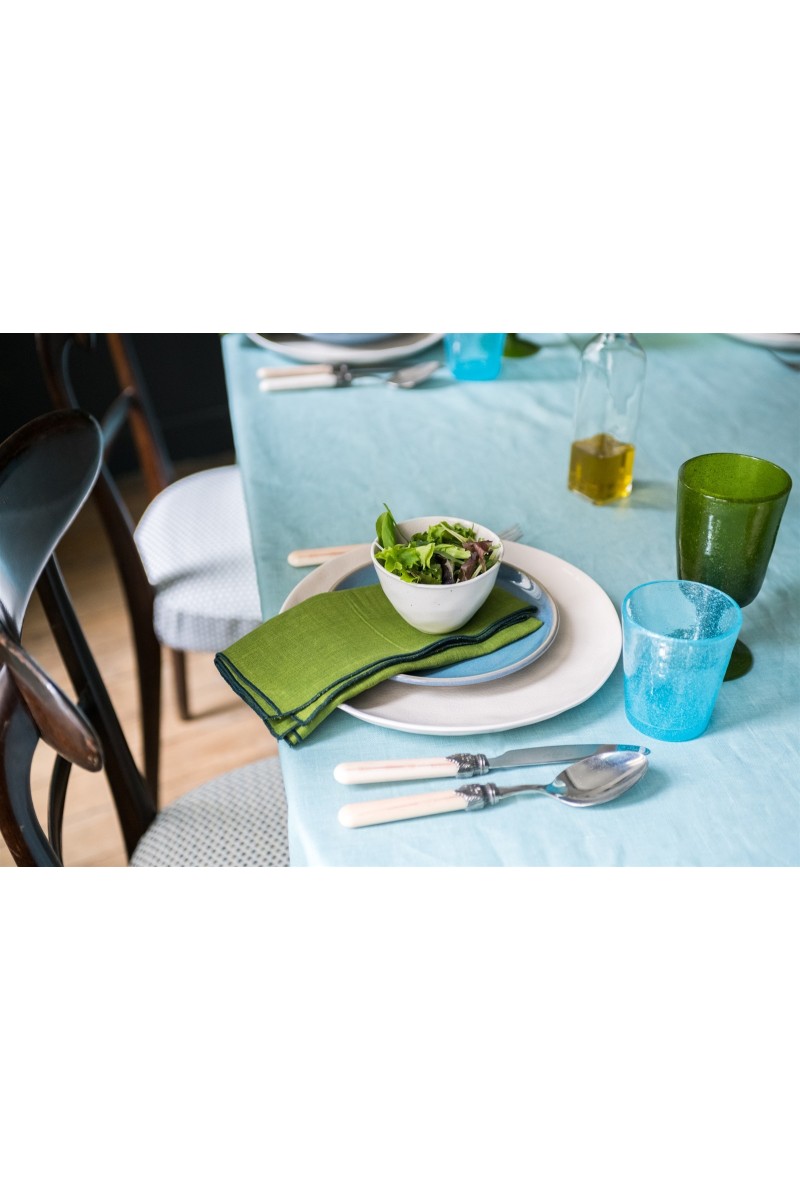 Stain Resistant Linen Sfogliatella Tablecloth