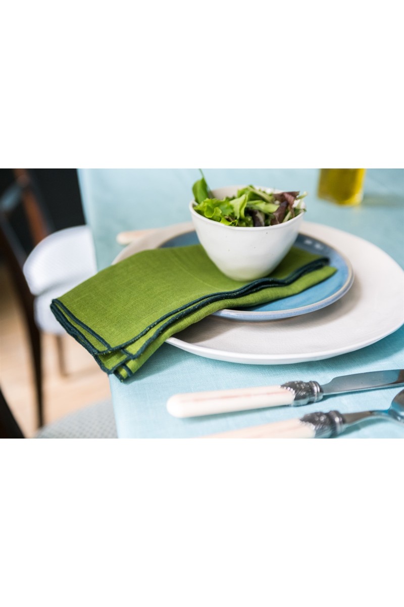 Stain Resistant Linen Sfogliatella Tablecloth
