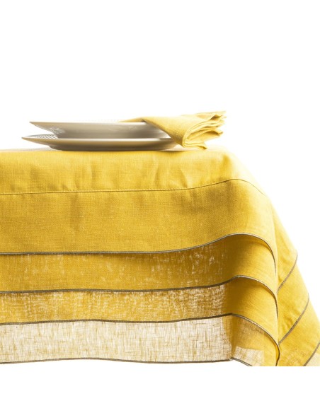 Stain Resistant Linen Sfogliatella Tablecloth