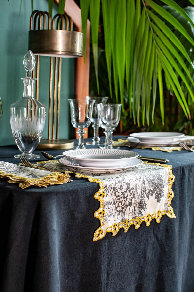 Set de table Amalfi en coton antitache