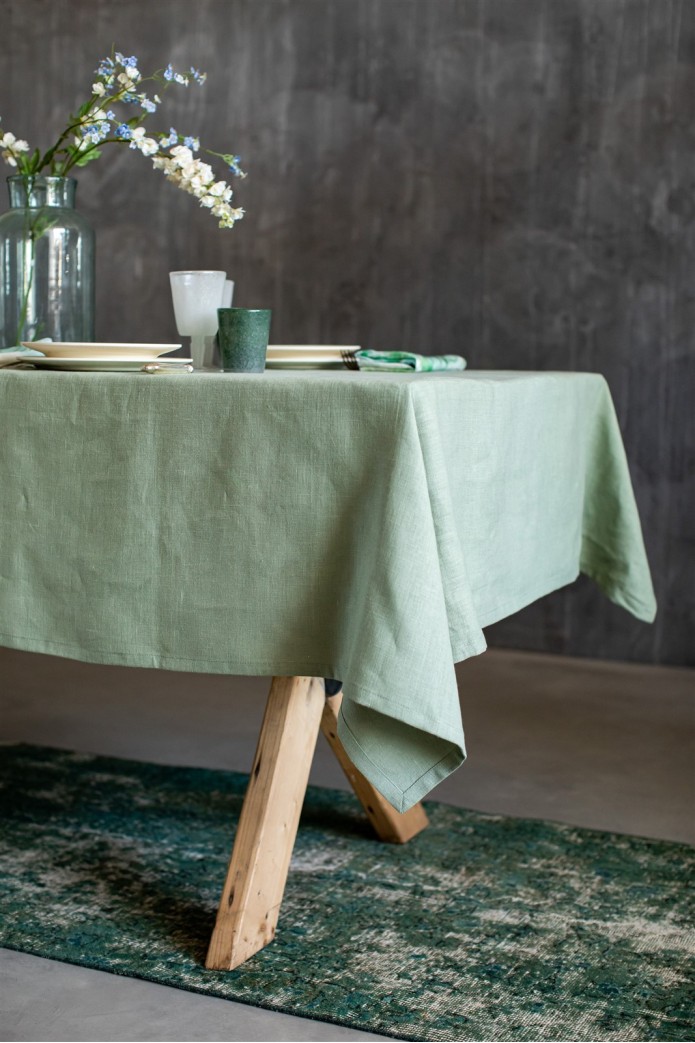 Pure Linen Tablecloth 2