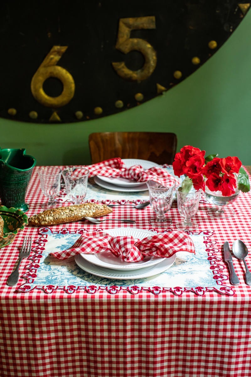 Set de table Amalfi en coton antitache