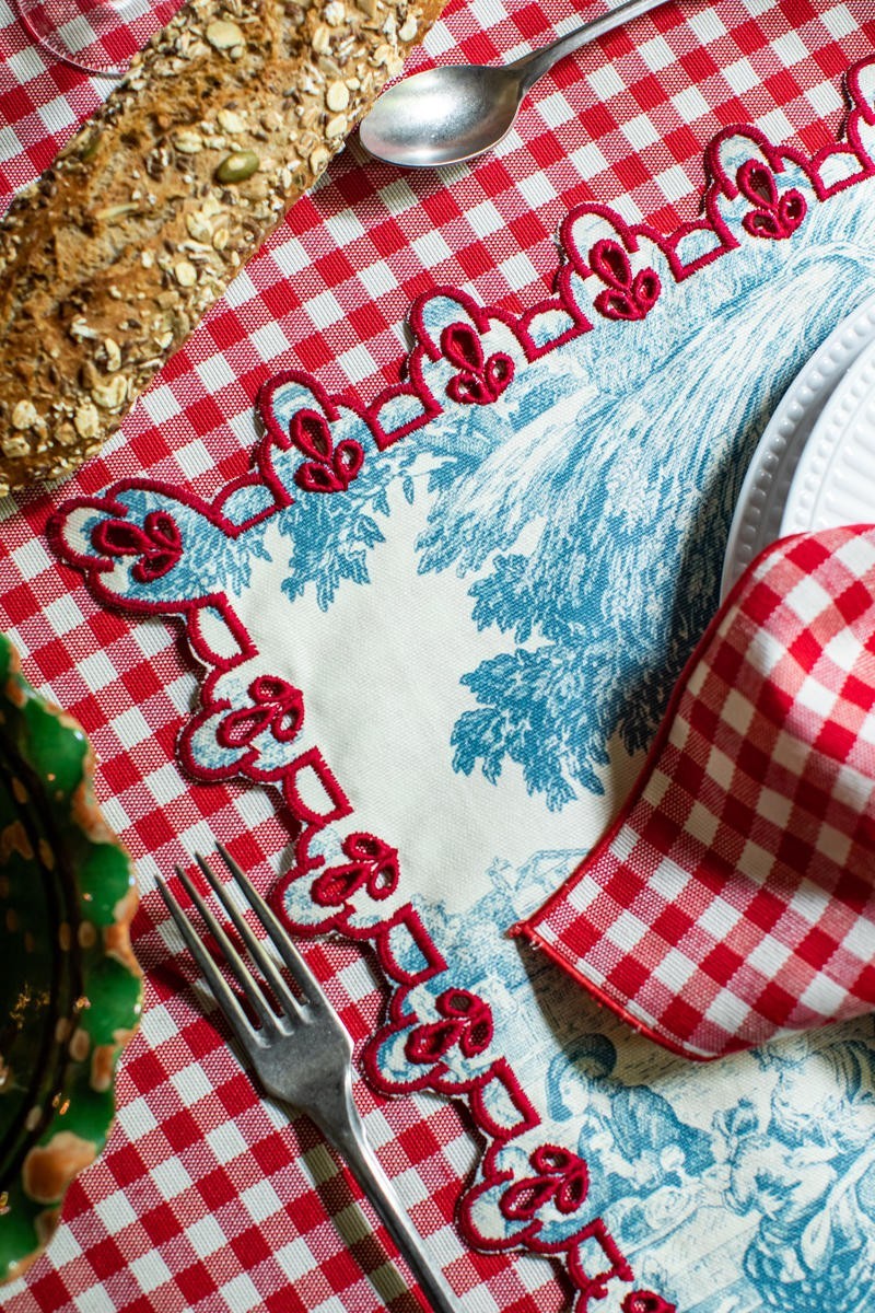 Set de table Amalfi en coton antitache