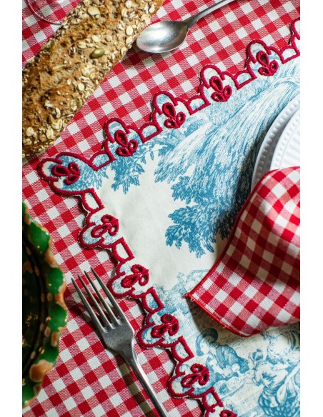 Amalfi Placemat in Stain Resistant Cotton