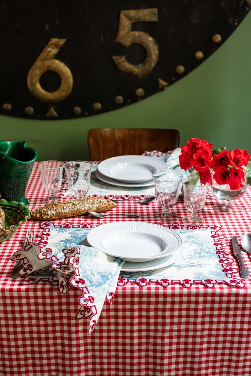 Set de table Amalfi en coton antitache