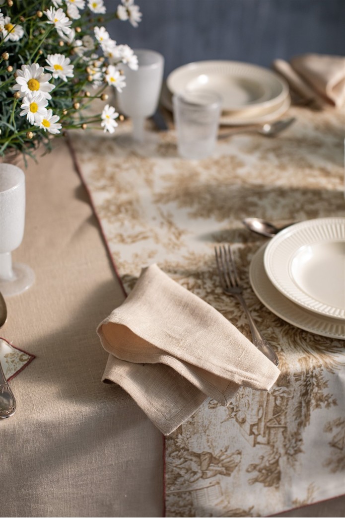 Pure Linen Tablecloth 2