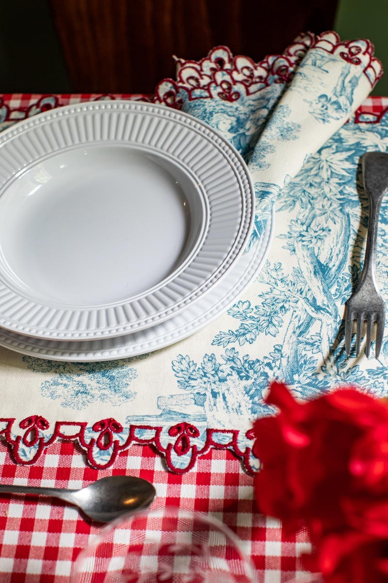 Amalfi Placemat in Stain Resistant Cotton