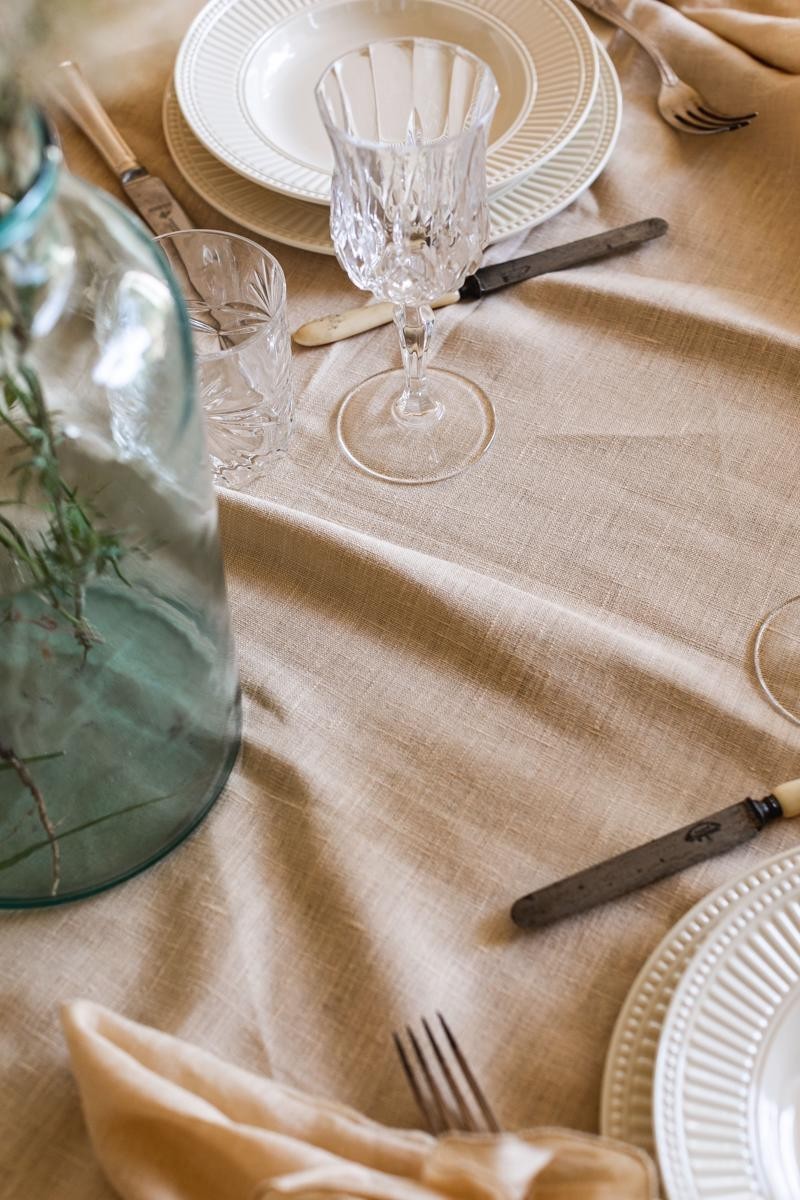 Pure Linen Tablecloth
