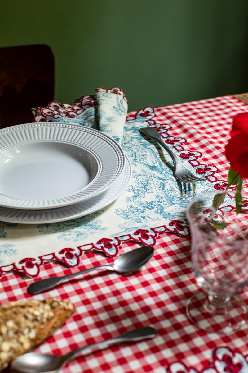 Set de table Amalfi en coton antitache