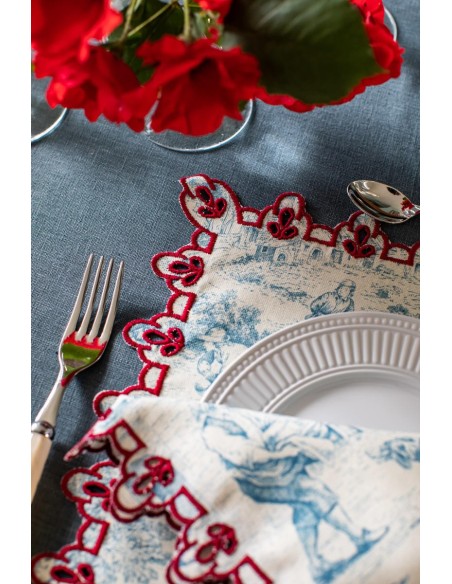 Amalfi Placemat in Stain Resistant Cotton