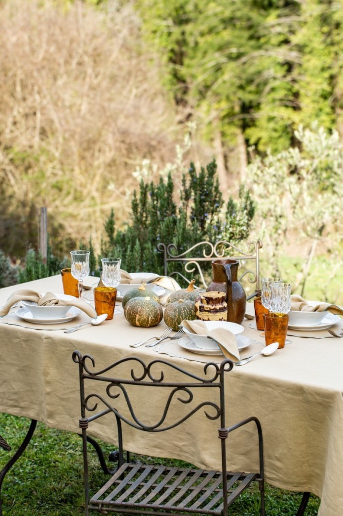 Pure Linen Tablecloth 2