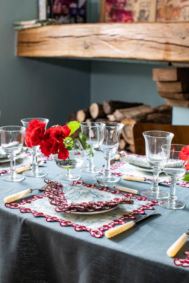 Amalfi Placemat in Stain Resistant Cotton