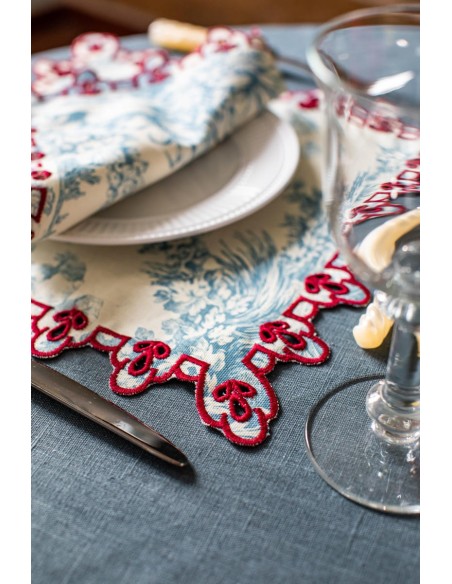 Set de table Amalfi en coton antitache