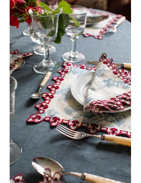 Amalfi Placemat in Stain Resistant Cotton