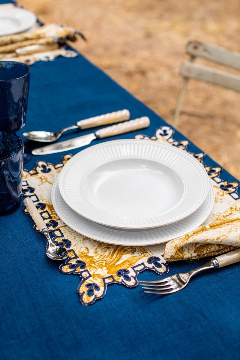 Amalfi Placemat in Stain Resistant Cotton