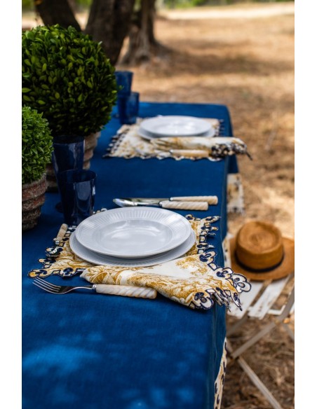 Amalfi Placemat in Stain Resistant Cotton