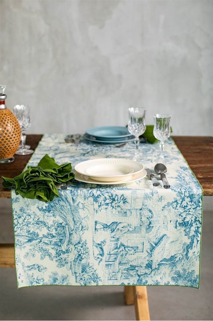 Chemin de table Filo en coton 