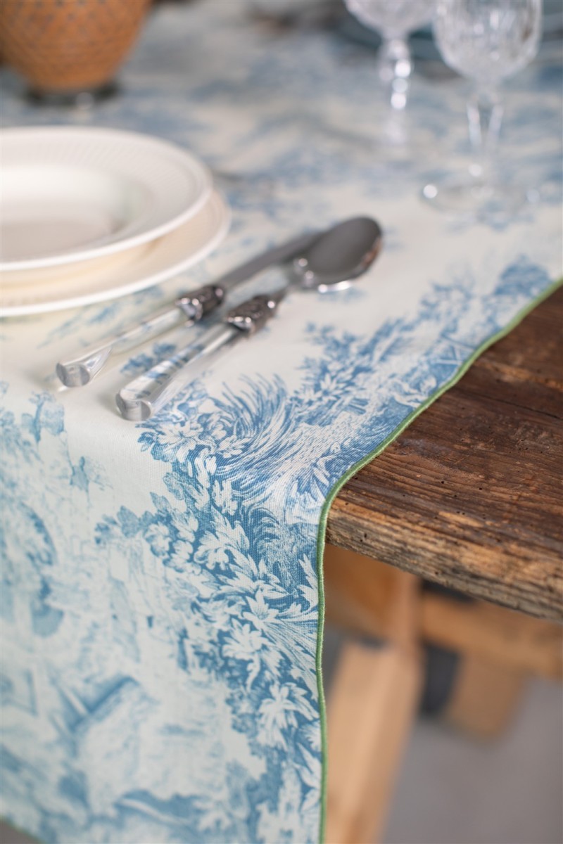 Stain Resistant Cotton Filo Runner